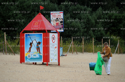 Gdansk. Brzezno. Miedzynarodowa Akcja Sprzatania Baltyku...