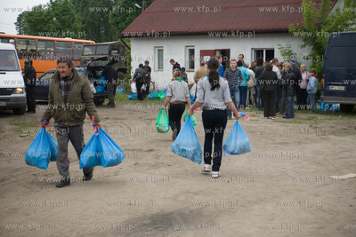 Slubice woj.mazowieckie NZ Punkt pomocy dla powodzian....