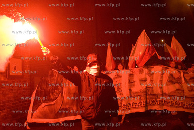 Dzien Pamieci Zolnierzy Wykletych. Kibice Gryfa Slupsk...