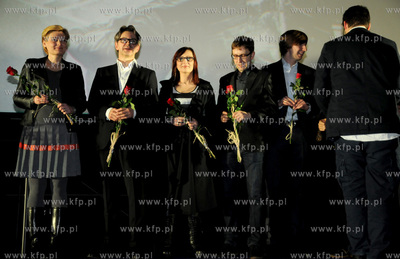 Warszawa, Zlote Tarasy. Premiera filmu Uklad Zamkniety...