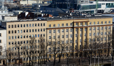 Panorama Gdyni z Hotelu Gdynia. Widok na Dowodztwo...