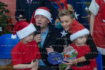 Joanna Krupa i prezydent Slupska Robert Biedroń uczestniczyli...