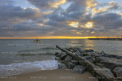 Gdynia. Molo w Orlowie. 06.01.2016 fot. Fot.Jan harb...