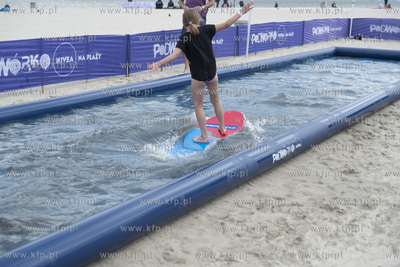 Gdynia. Podwórko Nivea na Plaży. 01.07.2018