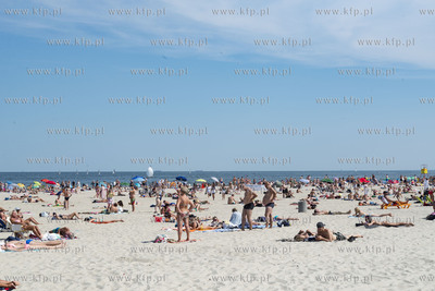 Gdynia. Plaża śródmiejska. 21.07.2018