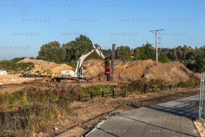 Budowa ulicy Strzeleckiego, łącząca Osiedle Bursztynowe...