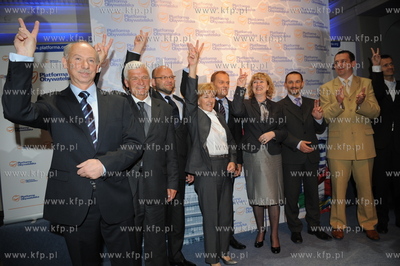 Gdansk. Konwencja wyborcza Platformy Obywatelskiej...