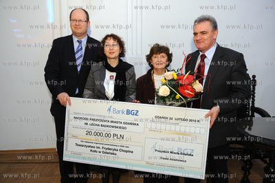 X edycja  wreczenia Nagrody Prezydenta Miasta Gdanska...