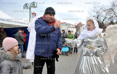 Swiateczne wigilijne spotkanie mieszkancow i wladz...