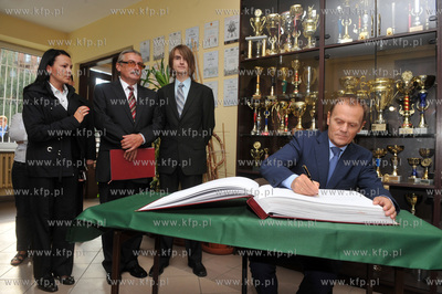 Inauguracja roku szkolnego z udzialem premiera Donalda...