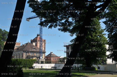 Gdansk Dolny Wrzeszcz. Park Kuzniczki na styku ul....