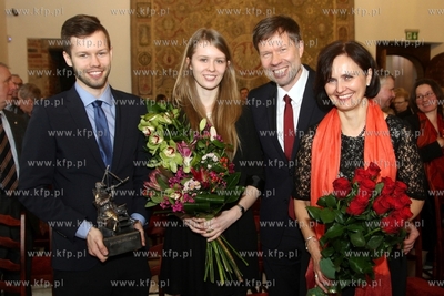 Ratusz Glownego Miasta. Wręczenie Nagrody Naukowej...