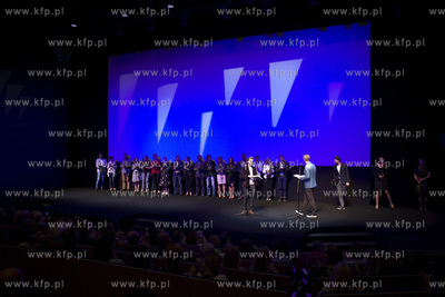 Gdynia. Festiwal Filmowy w Gdyni. Twórcy filmu Noc...