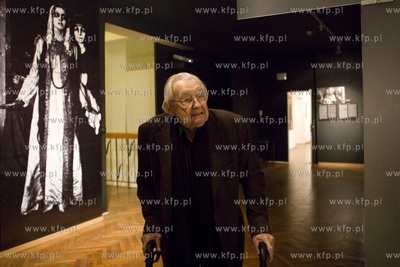 Wizyta Krystyny Zachwatowicz i Andrzeja Wajdy w Pałacu...