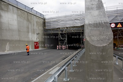 Gdańsk. Prezentacja tunelu pod Martwą Wisłą.  06.04.2016...