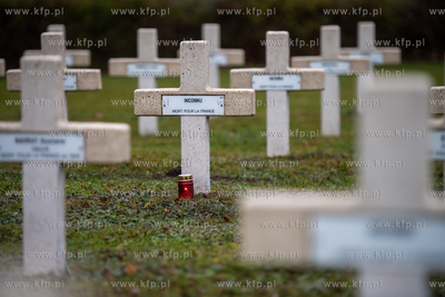 Wojskowy Cmentarz Francuski w Gdańsku. Uroczystości...
