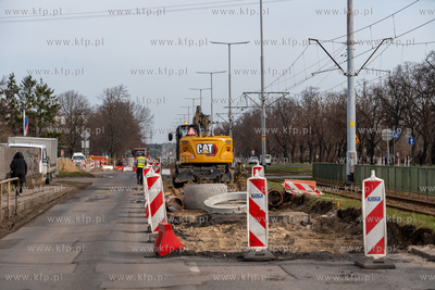 Remont nawierzchni ul. Hallera w Gdańsku. 30.03.2026...