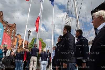 Gdańsk,  Otwarcie sezonu Żeglarskiego. Nz.  Wiceprezydnt...