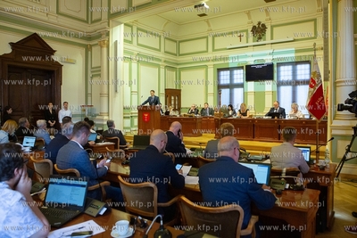 XII sesja Rady Miasta Gdańska. 27.06.2019 fot. Anna...