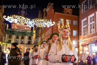 Gdańsk, Orszak św. Łucji z Kalmaru. 2.12.2019 /...