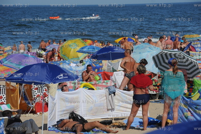 Plaza, Wladyslawowo. Sezon w pelni  08.08.2009 fot....