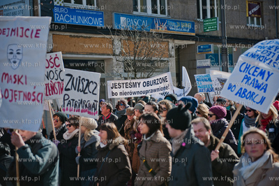Gdynia. Trójmiejska Manifa 2012. Marsz zorganizowany...