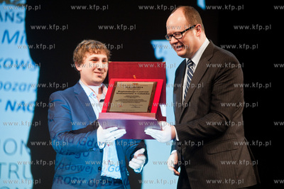 Gdansk. Teatr Miniatura.  Uroczystosc wreczenia nagrod...