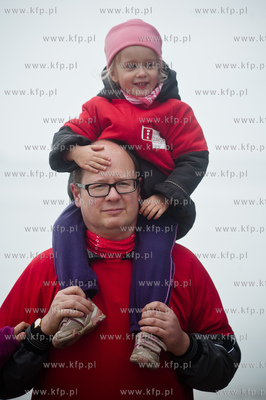 Gdansk. Plaza w Brzeznie. Gdansk Biega 2013.
Nz Pawel...