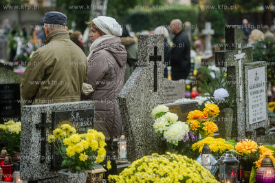Gdańsk. Cmentarz św. Jadwigi w Nowym Porcie. Dzień...