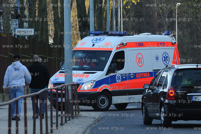 Podczas meczu rugby pomiedzy druzynami Arki Gdynia...