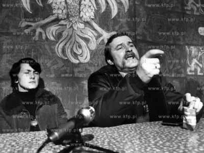 Konferencja prasowa w kosciele sw. Brygidy w Gdansku...