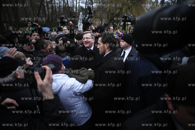 Wizyta prezydenta Bronislawa Komorowskiego w Gdansku....