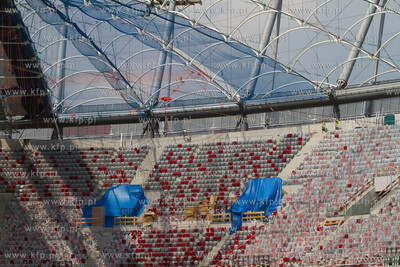 Warszawa Stadion Narodowy rowno rok przed Euro2012.
08.06.2011
fot....