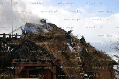 Pozar w Redzie - Ciechocinie. Splonela restauracja...