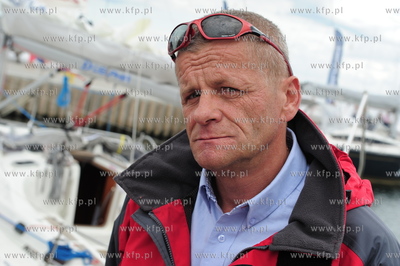 Sopot. Przystan Jachtowa. Uroczyste powitanie jachtu...