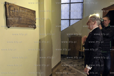 Kosciol Sw. Bernarda w Sopocie. Wojewoda Pomorski Dariusz...