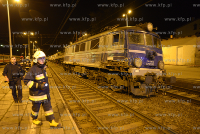 Wypadek kolejowy w Smetowie Granicznym kolo Kwidzyna....