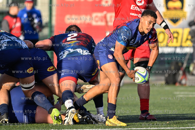 Sopot. Stadion Ogniwo Sopot. Ekstraliga rugby. Mecz...