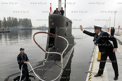 Gdynia, Port Marynarki Wojennej. Okret Podwodny ORP...