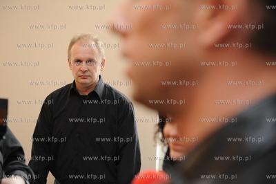 Adam Darski - wokalista, lider metalowej grupy BEHEMOT...