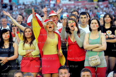 Gdansk. Fanzone - Strefa Kibica. Relacja meczu Mistrzostw...