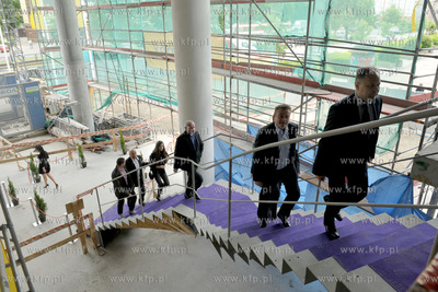 Gdansk, Wrzeszcz, al. Grunwaldzka. Uroczystosc zawieszenia...