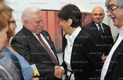 70 urodziny Lecha Walesy w oliwskim Palacu Opatow w...