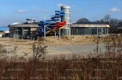Slupsk. Budowa aquaparku. 22.02.2014 fot. Maciej Kosycarz...