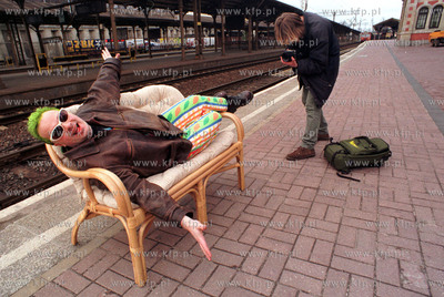 Krzysztof Skiba na planie zdjec na okladke plyty solowej
Gdansk

fot....