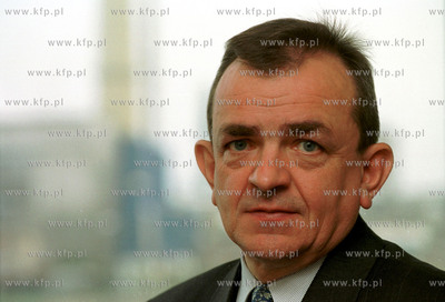 Wlodzimierz Dyrka , prezes Rafinerii Gdanskiej . 19.04.99...