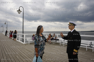 Gdynia. Plan filmowy serialu M Jak Milosc. Nz Hanna...