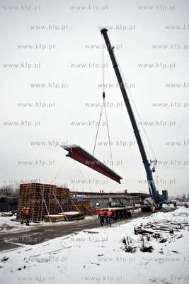 Gdansk. Trwa budowa Trasy Sucharskiego, która to ma...