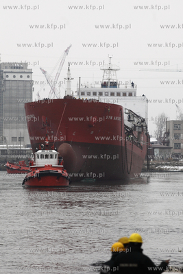 Stocznia Gdansk. Wodowanie statku Syn Antares.
18.12.2012
fot....