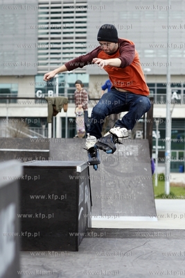 Sopot / Gdansk. Nowo otwarty skatepark przy hali Ergo...